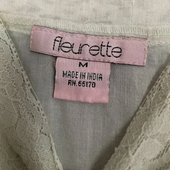 Fleurette Slip Dress Size M - Picture 2 of 5